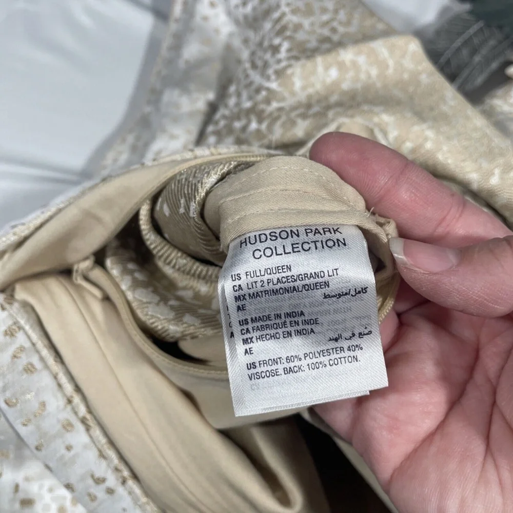 NIB $400 [ Full / Queen ] Duvet Cover for Hudson Park Speckle Ombre‎